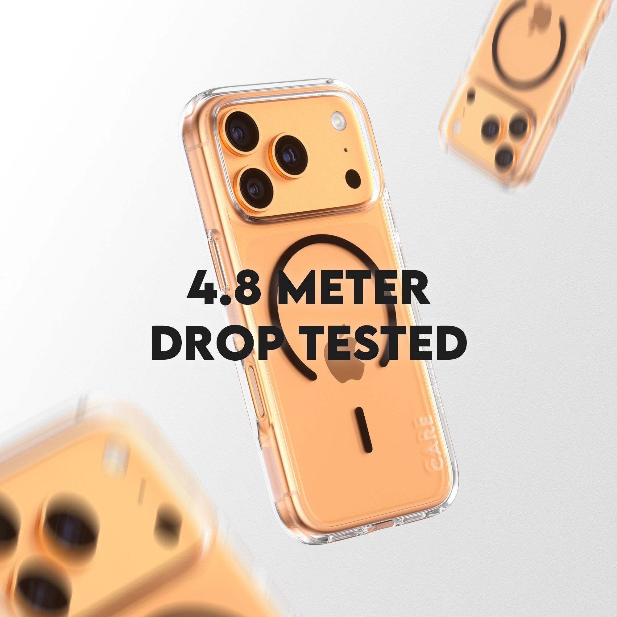 CARE™ by PanzerGlass® Urban Explorer Case Transparent w. Black MagSafe iPhone 17 Pro